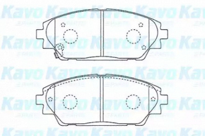 KAVO PARTS bp4584 -  Комплект тормозных колодок, дисковый тормоз